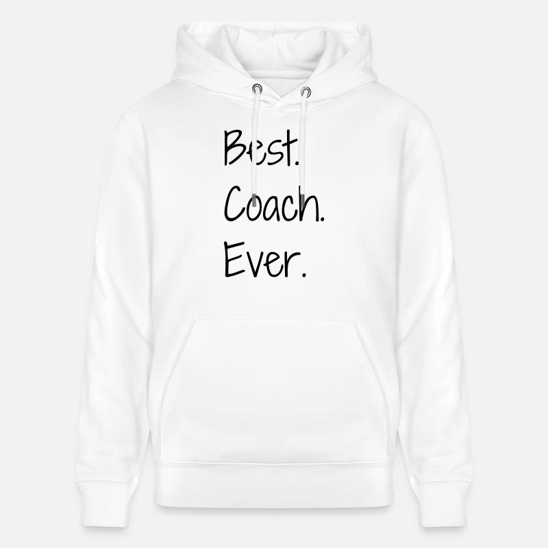 Coach / Coaching / Entraineur / Sport - Sweat à capuche bio CRUISER Stanley/Stella Unisexe - blanc