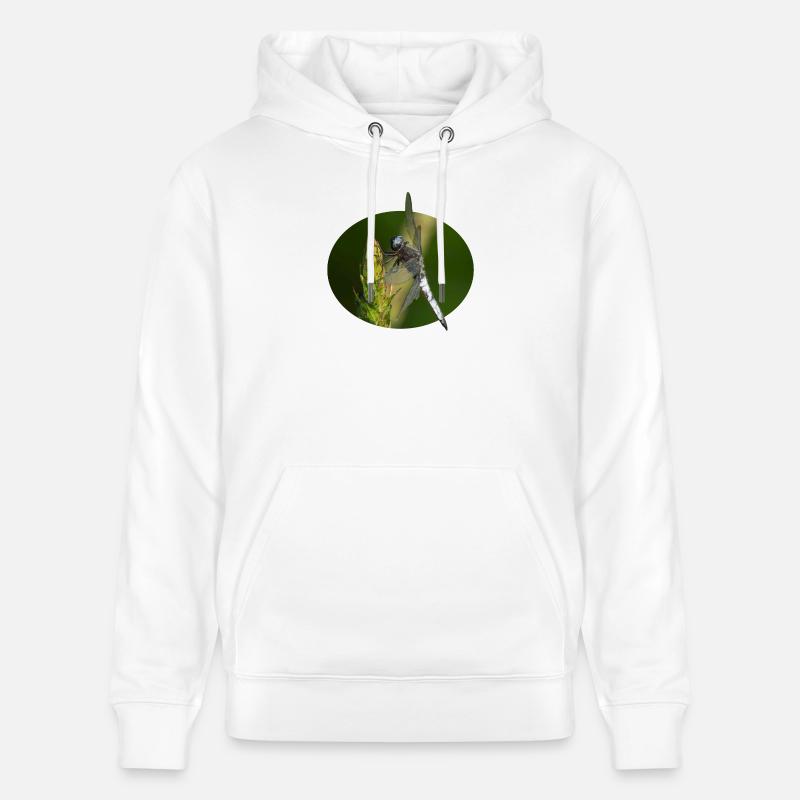 Libellule - Sweat à capuche bio CRUISER Stanley/Stella Unisexe - blanc