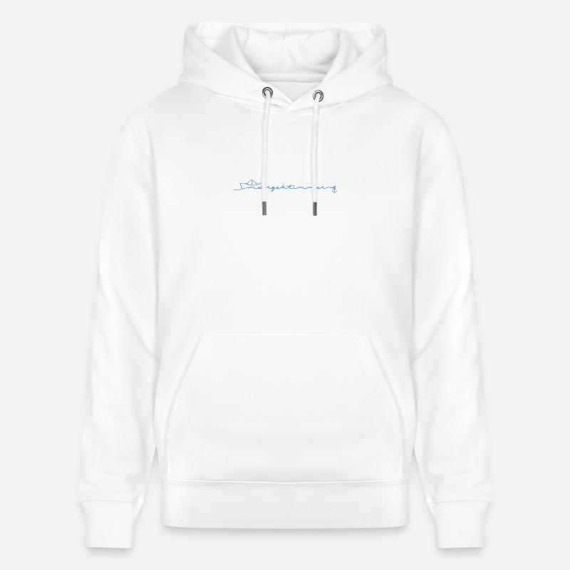 La mer passe toujours - Sweat à capuche bio CRUISER Stanley/Stella Unisexe - blanc