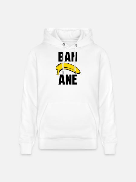Banane - Stanley/Stella Unisex Bio-Hoodie CRUISER - Weiß