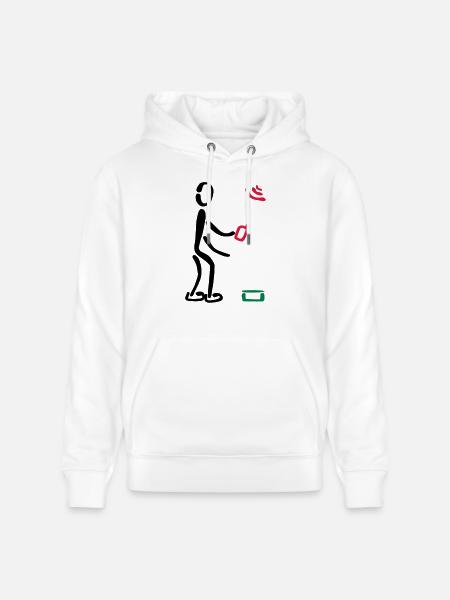Geocacher Geocaching 3F - Stanley/Stella Unisex Bio-Hoodie CRUISER - Weiß