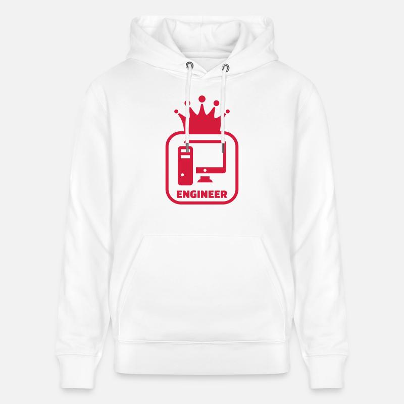 Computer / Informatiker / Aussenseiter / Ingenieur - Stanley/Stella Unisex Bio-Hoodie CRUISER  - Weiß