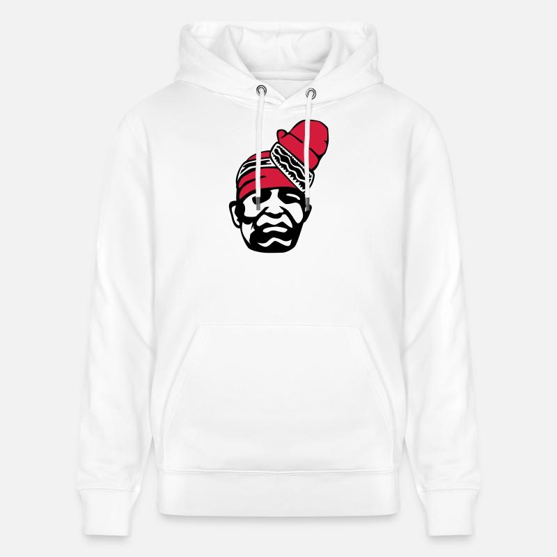 Alifuru Face - Sweat à capuche bio CRUISER Stanley/Stella Unisexe - blanc