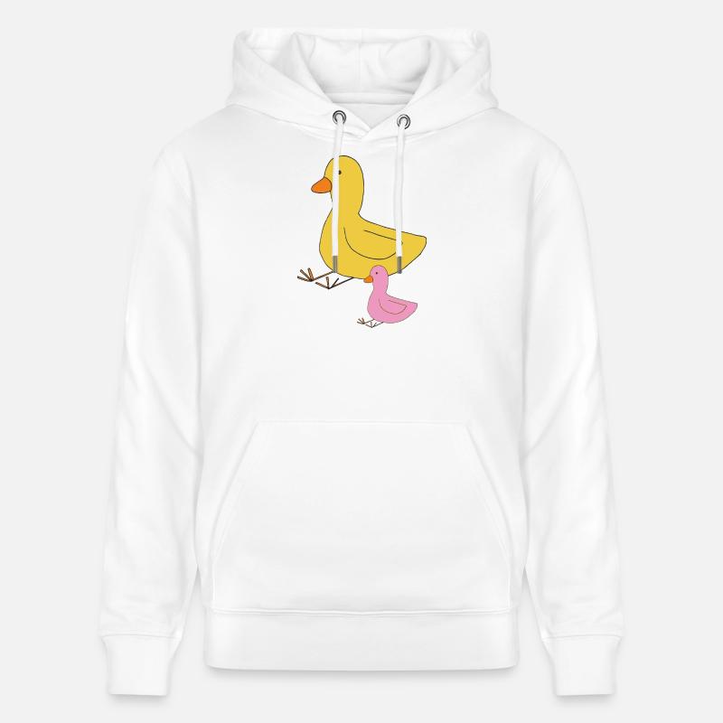 ente mutter kind - Stanley/Stella Unisex Bio-Hoodie CRUISER  - Weiß