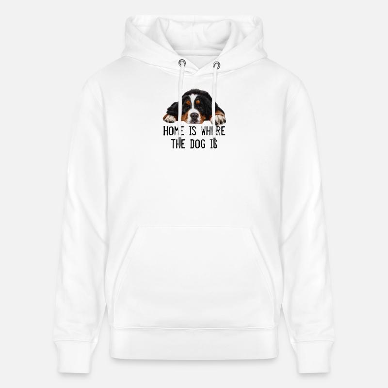 Bouvier bernois - Sweat à capuche bio CRUISER Stanley/Stella Unisexe - blanc