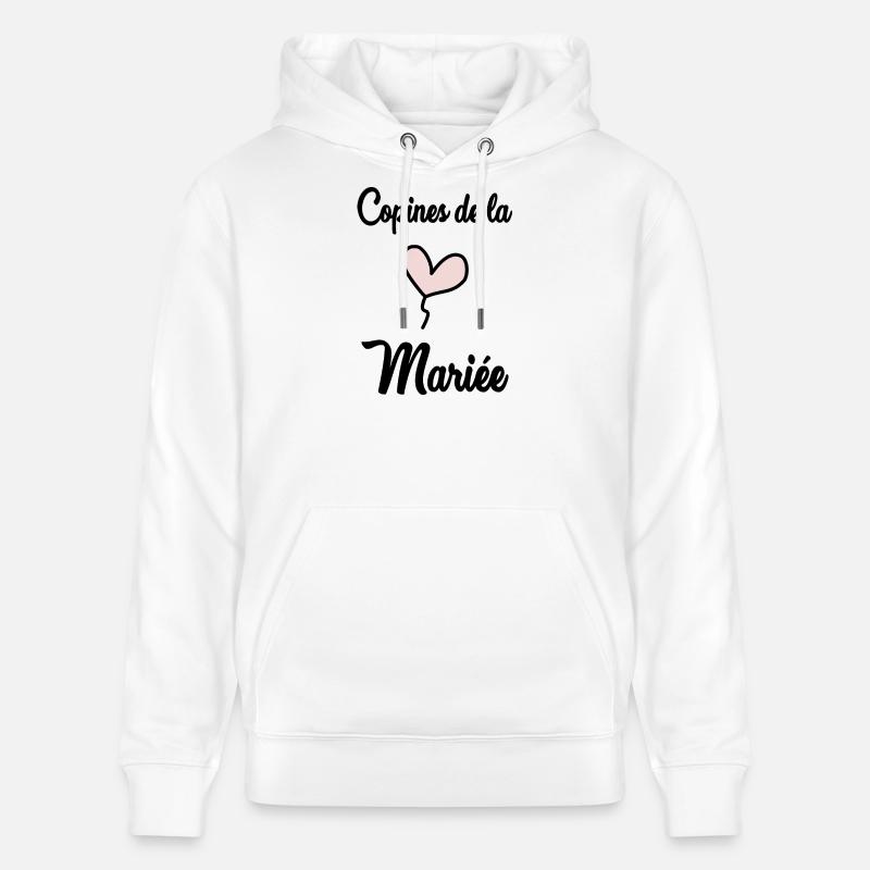 COPINES DE LA MARIEE - Sweat à capuche bio CRUISER Stanley/Stella Unisexe - blanc