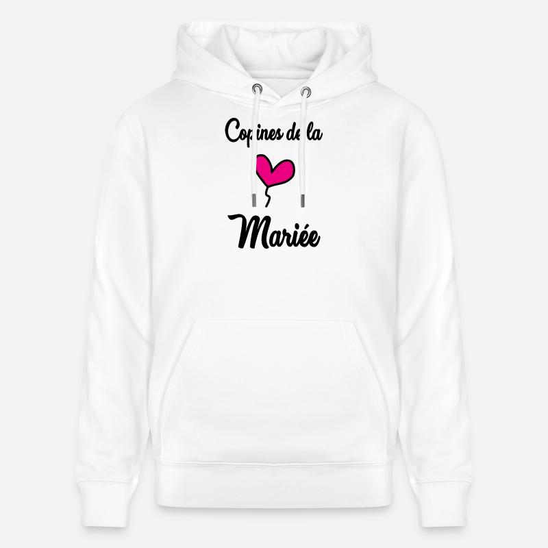 COPINES DE LA MARIEE - Sweat à capuche bio CRUISER Stanley/Stella Unisexe - blanc