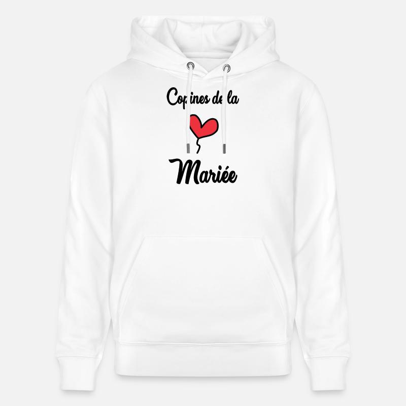 COPINES DE LA MARIEE - Sweat à capuche bio CRUISER Stanley/Stella Unisexe - blanc