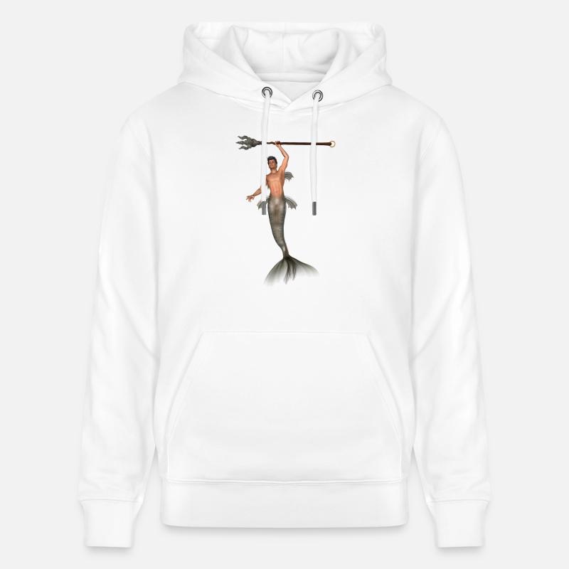 Poseidon - Sweat à capuche bio CRUISER Stanley/Stella Unisexe - blanc