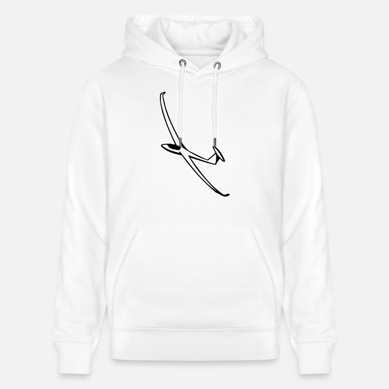 vol à voile - Sweat à capuche bio CRUISER Stanley/Stella Unisexe - blanc