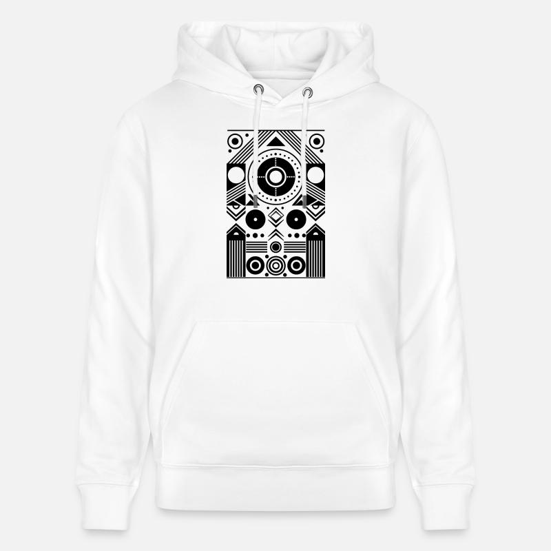Design « Équilibre éternel » - Sweat à capuche bio CRUISER Stanley/Stella Unisexe - blanc