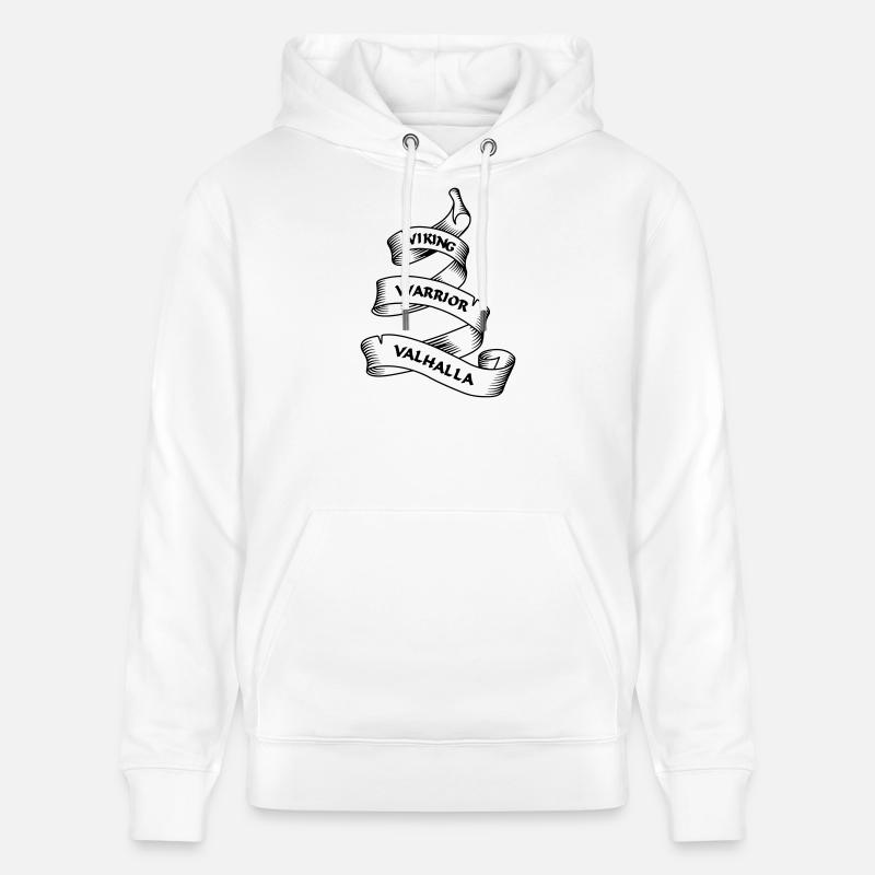 Wikinger Wimpel oder Banner transparent - Stanley/Stella Unisex Bio-Hoodie CRUISER  - Weiß