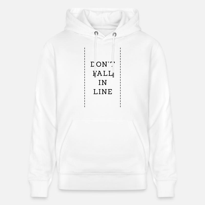 Ne faites pas le lien - Sweat à capuche bio CRUISER Stanley/Stella Unisexe - blanc
