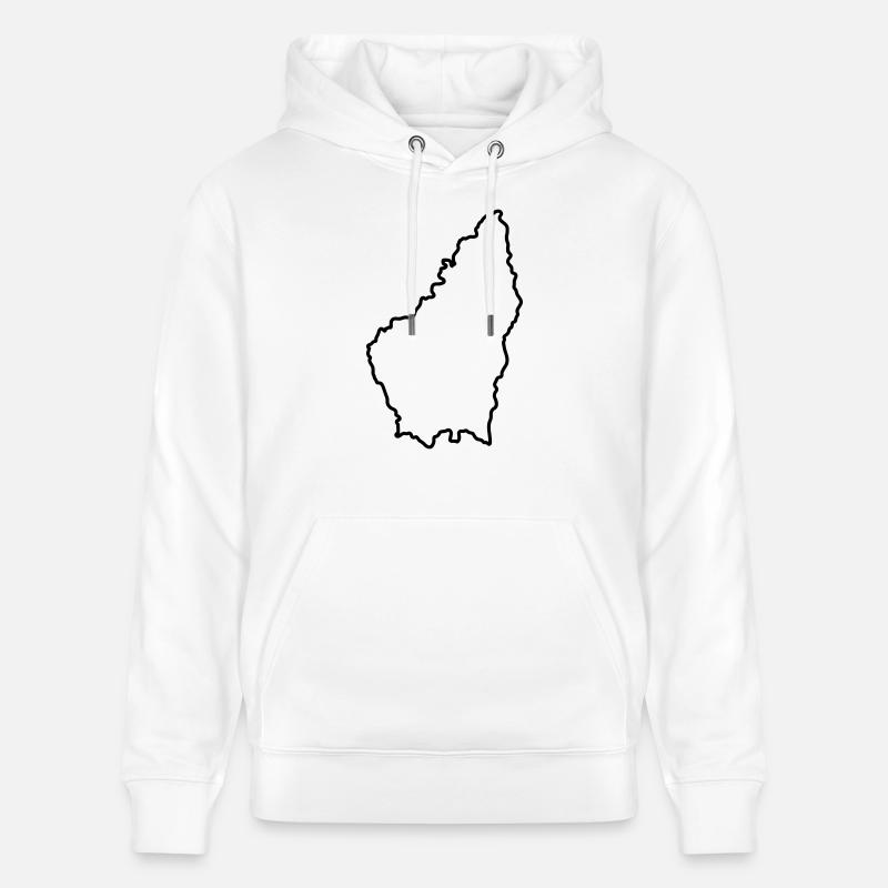 Ardèche couleur - Sweat à capuche bio CRUISER Stanley/Stella Unisexe - blanc