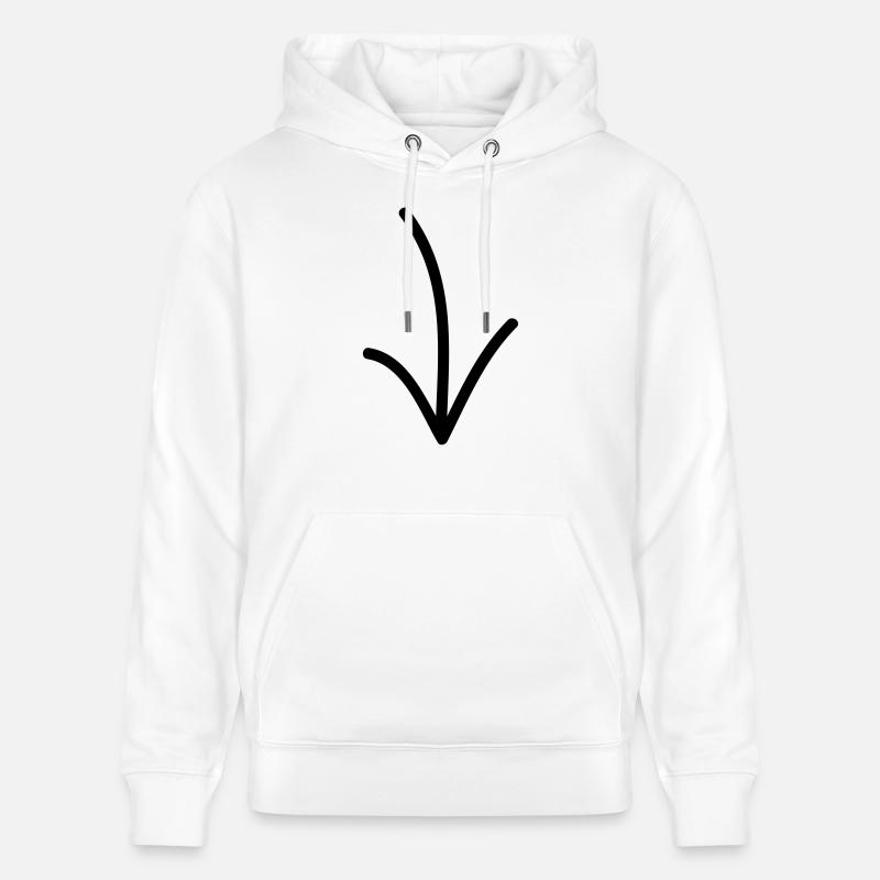Das Kind bin ich! - Stanley/Stella Unisex Bio-Hoodie CRUISER - Weiß