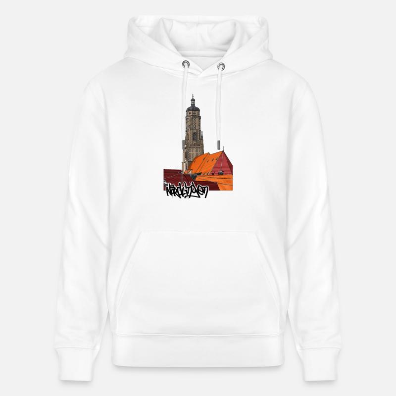 Nördlingen // Daniel // Illustration - Sweat à capuche bio CRUISER Stanley/Stella Unisexe - blanc