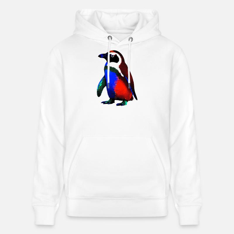 Pingouin - Sweat à capuche bio CRUISER Stanley/Stella Unisexe - blanc