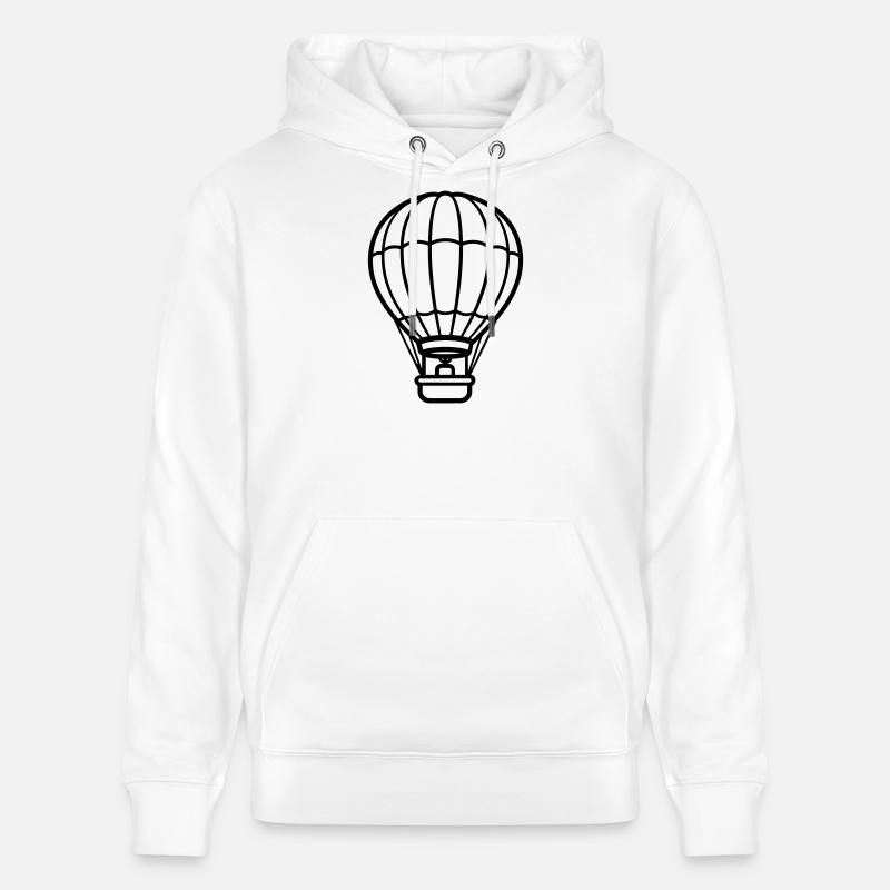 ballon - Sweat à capuche bio CRUISER Stanley/Stella Unisexe - blanc