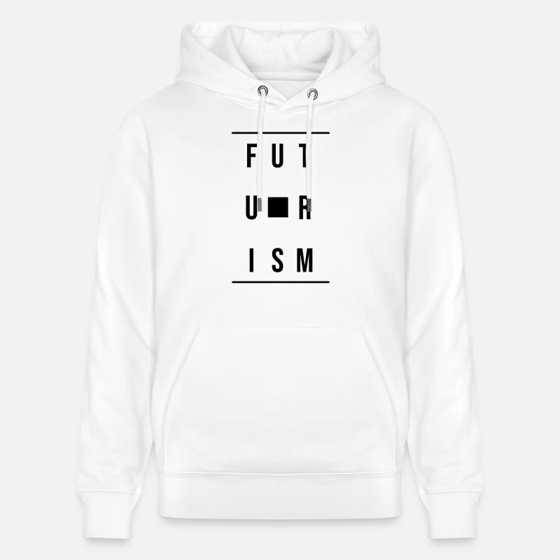 futurisme - Sweat à capuche bio CRUISER Stanley/Stella Unisexe - blanc