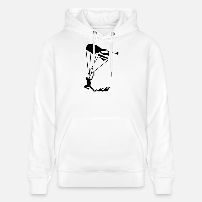 swoop_1 - Sweat à capuche bio CRUISER Stanley/Stella Unisexe - blanc