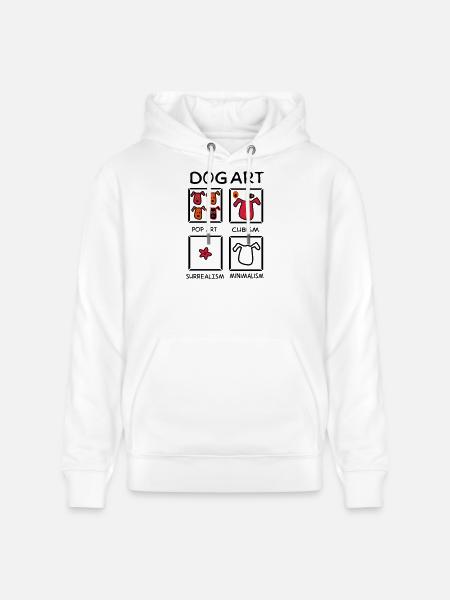 Hund - Stanley/Stella Unisex Bio-Hoodie CRUISER  - Weiß