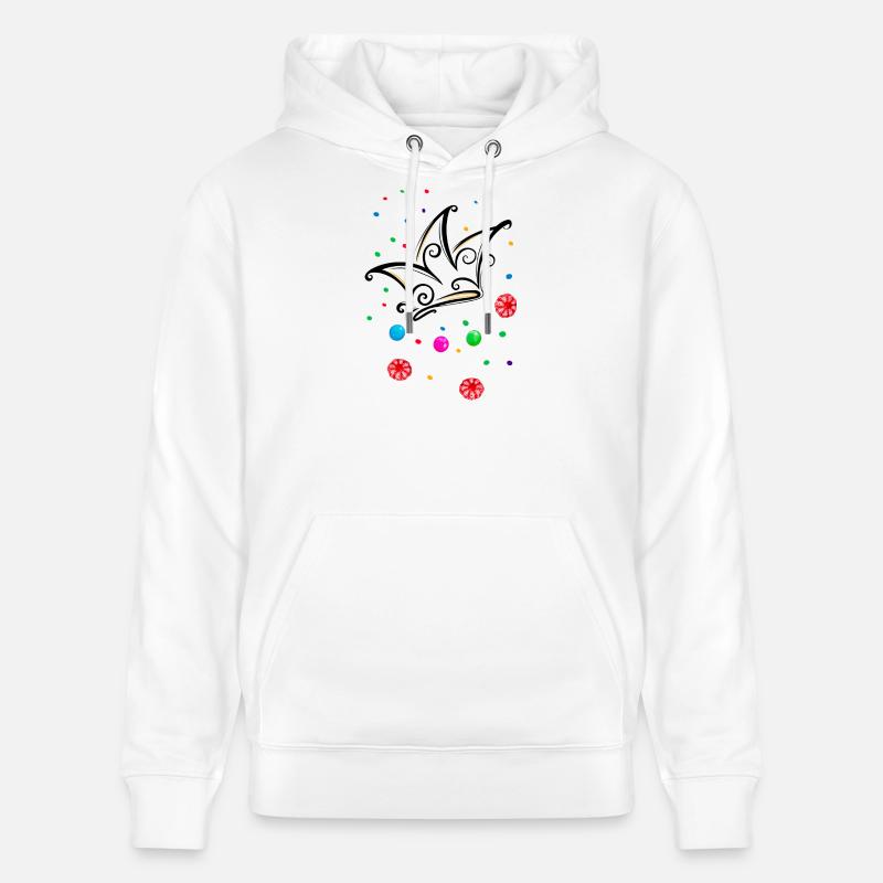 Fool’s Cap Candy Camel - Sweat à capuche bio CRUISER Stanley/Stella Unisexe - blanc