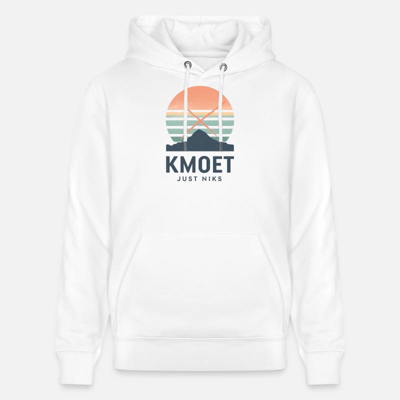 Kmoet just nothing, Dialecte anversois Chemises - Sweat à capuche bio CRUISER Stanley/Stella Unisexe - blanc