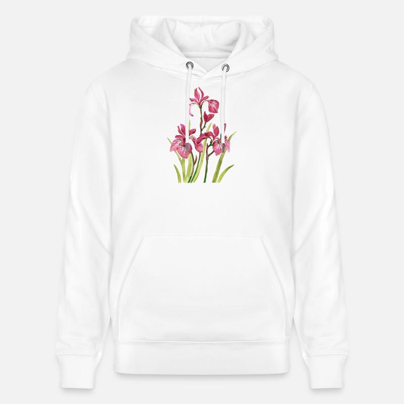 Fleur - Sweat à capuche bio CRUISER Stanley/Stella Unisexe - blanc