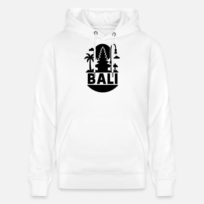 Bali Silhouette - Sweat à capuche bio CRUISER Stanley/Stella Unisexe - blanc