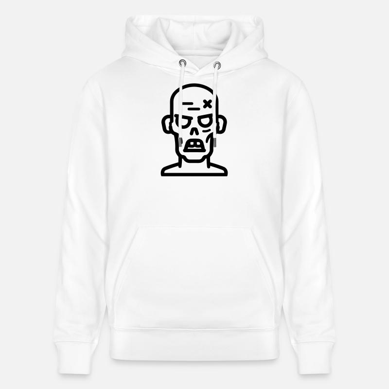 zombie - Sweat à capuche bio CRUISER Stanley/Stella Unisexe - blanc