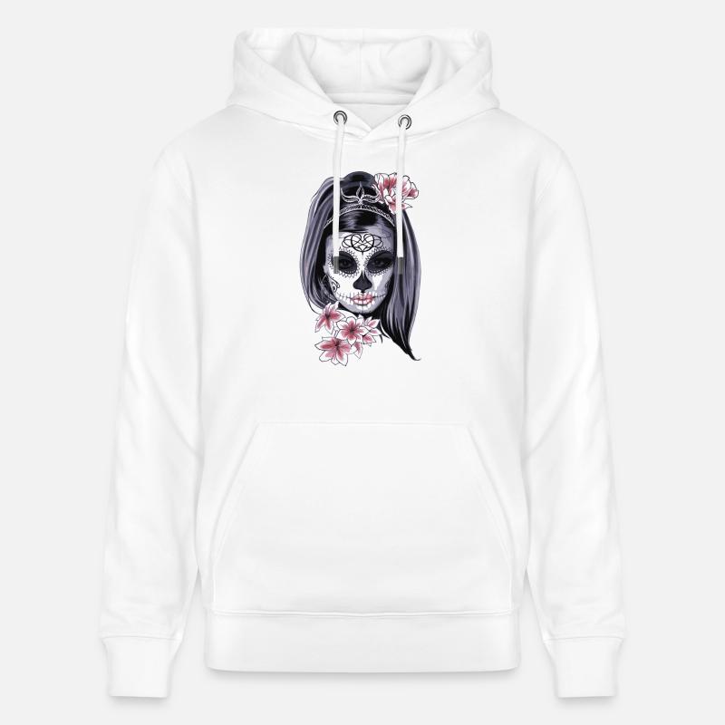 masque - Sweat à capuche bio CRUISER Stanley/Stella Unisexe - blanc