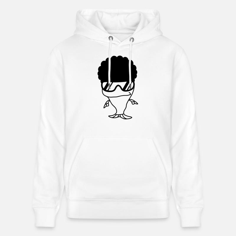 Funky Fish - Sweat à capuche bio CRUISER Stanley/Stella Unisexe - blanc