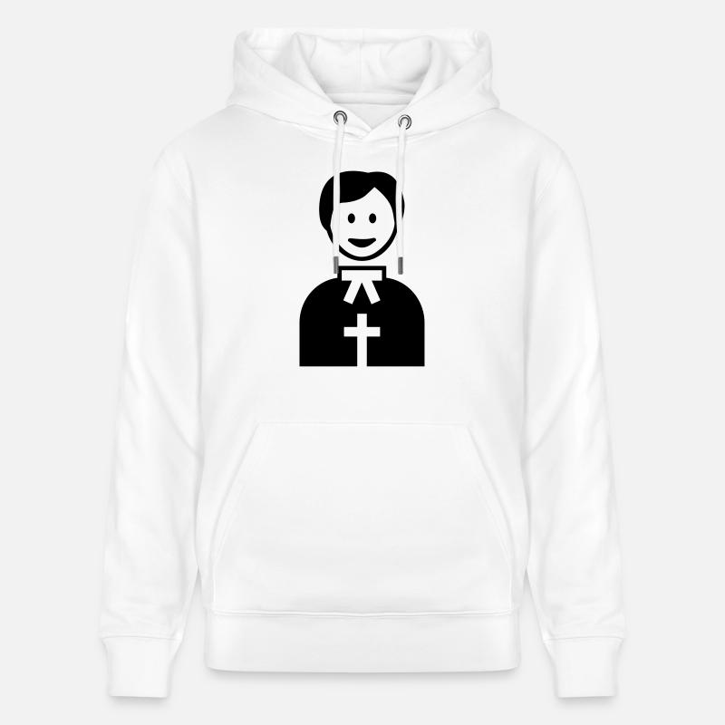 Pasteur - Sweat à capuche bio CRUISER Stanley/Stella Unisexe - blanc