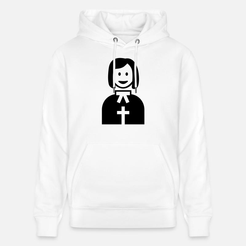 Pasteure - Sweat à capuche bio CRUISER Stanley/Stella Unisexe - blanc