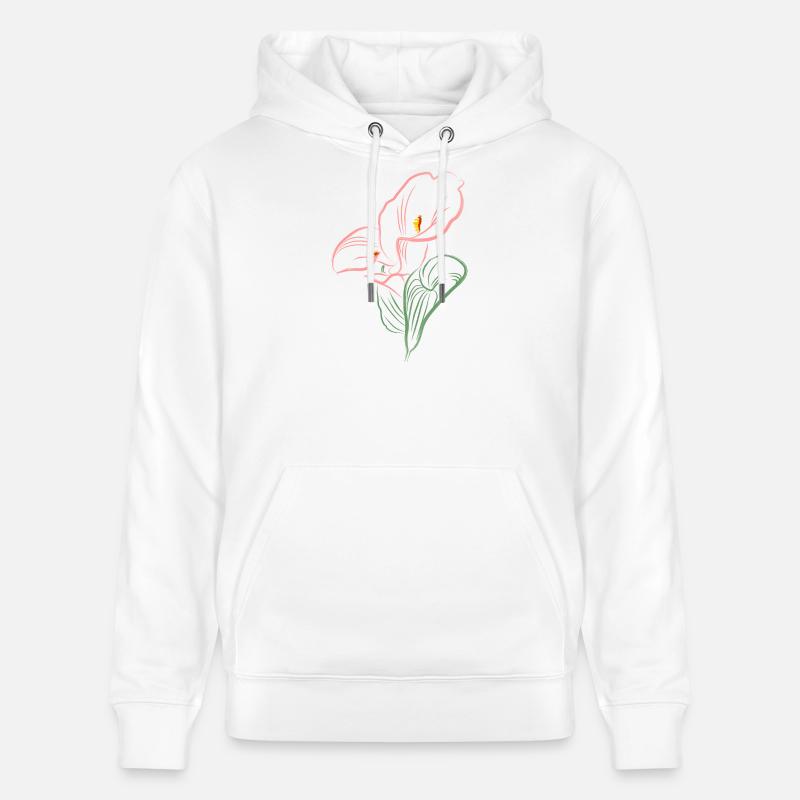 CALLA SoftPink - Sweat à capuche bio CRUISER Stanley/Stella Unisexe - blanc