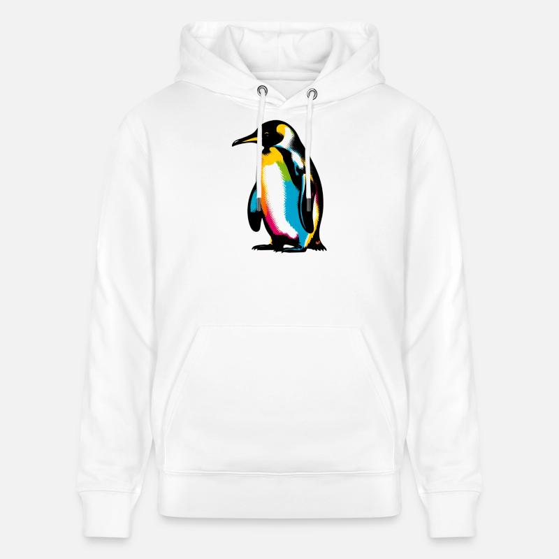 Pingouin - Sweat à capuche bio CRUISER Stanley/Stella Unisexe - blanc