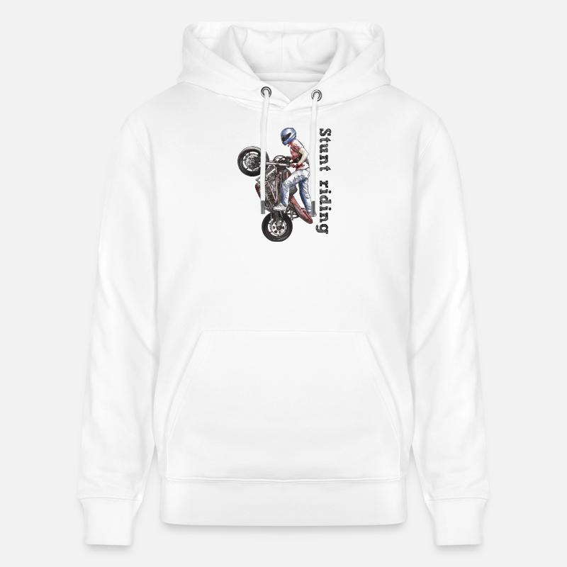 cascade - Sweat à capuche bio CRUISER Stanley/Stella Unisexe - blanc