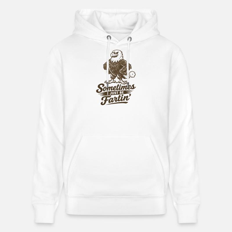 Manchmal furze ich einfach nur. - Stanley/Stella Unisex Bio-Hoodie CRUISER - Weiß