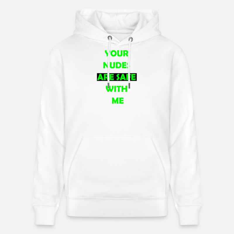 Funny Bold Statement Tee - Sweat à capuche bio CRUISER Stanley/Stella Unisexe - blanc