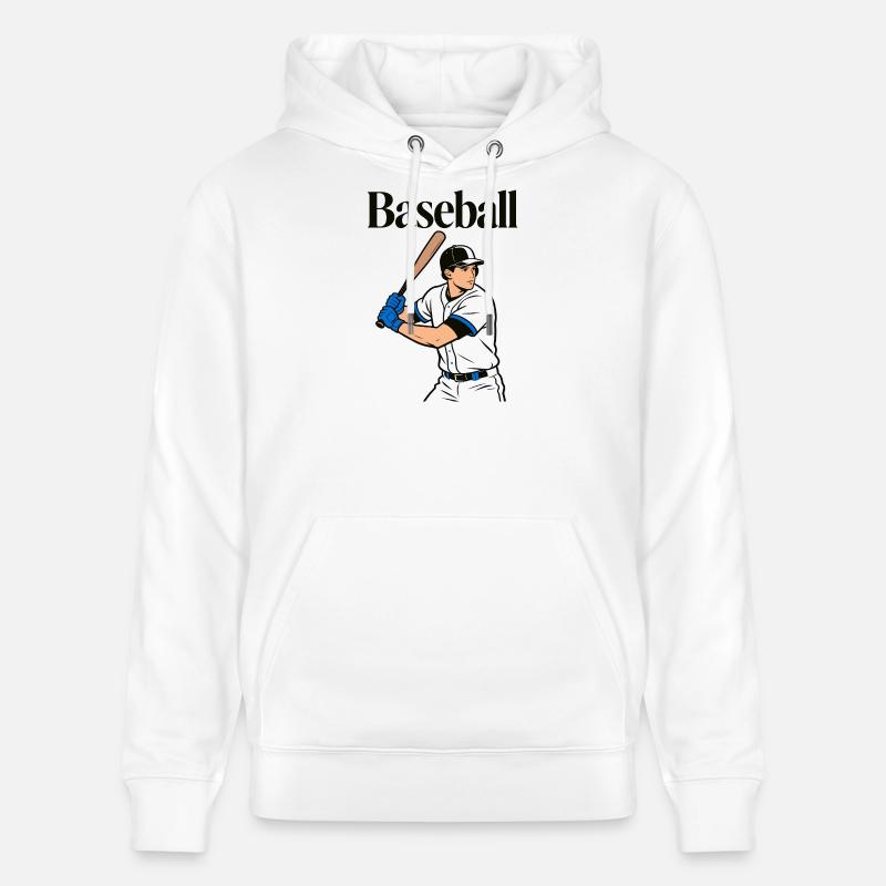 base-ball - Sweat à capuche bio CRUISER Stanley/Stella Unisexe - blanc