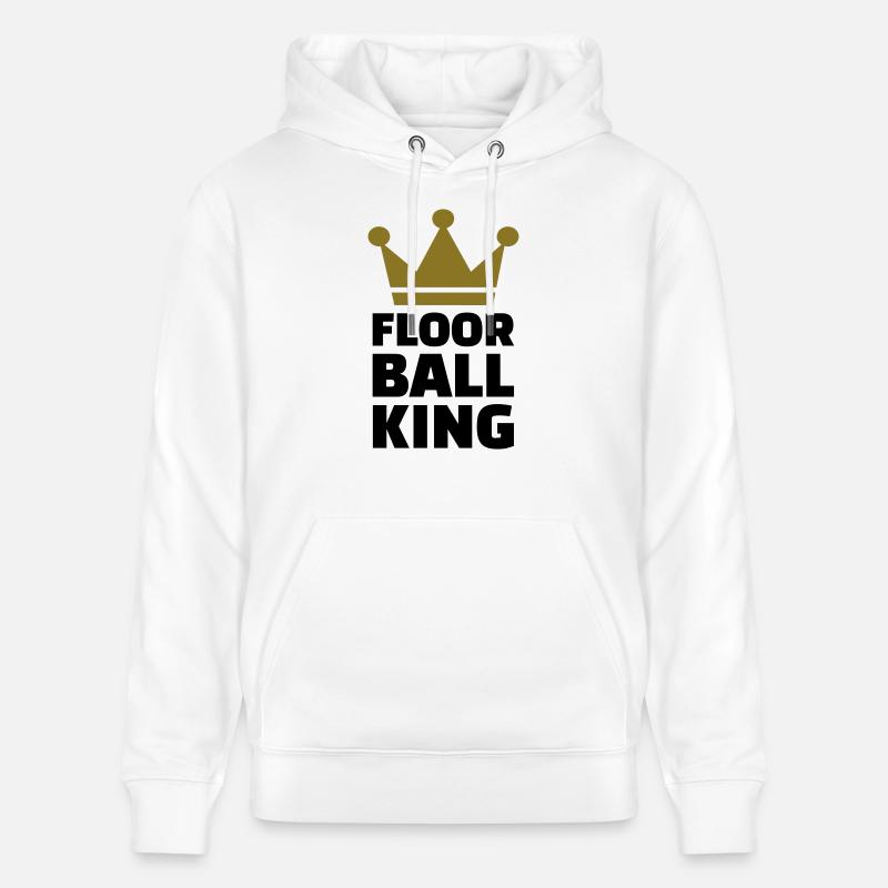 Floorball King - Sweat à capuche bio CRUISER Stanley/Stella Unisexe - blanc