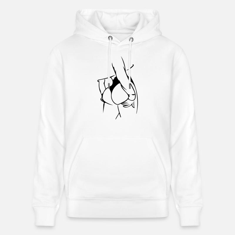 cul - Sweat à capuche bio CRUISER Stanley/Stella Unisexe - blanc