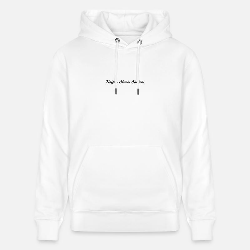 CaféChaosRefroidissement - Sweat à capuche bio CRUISER Stanley/Stella Unisexe - blanc