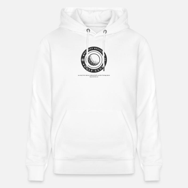 Beginner golf clup - Stanley/Stella Unisex Bio-Hoodie CRUISER  - Weiß