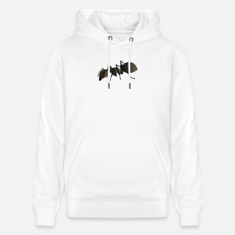 Fourmi - Sweat à capuche bio CRUISER Stanley/Stella Unisexe - blanc