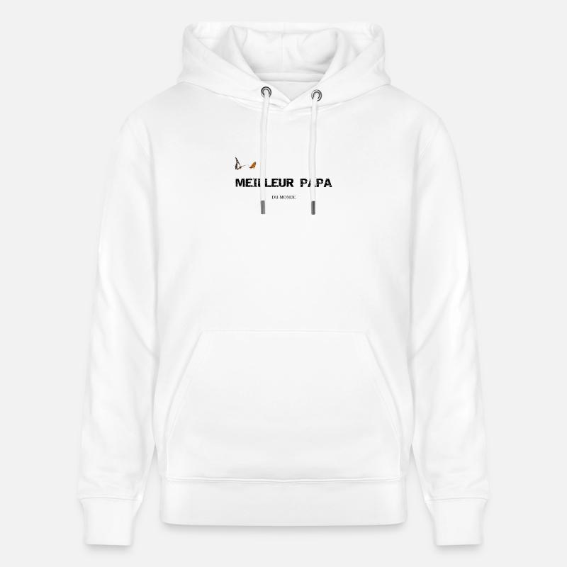 Papa - Sweat à capuche bio CRUISER Stanley/Stella Unisexe - blanc