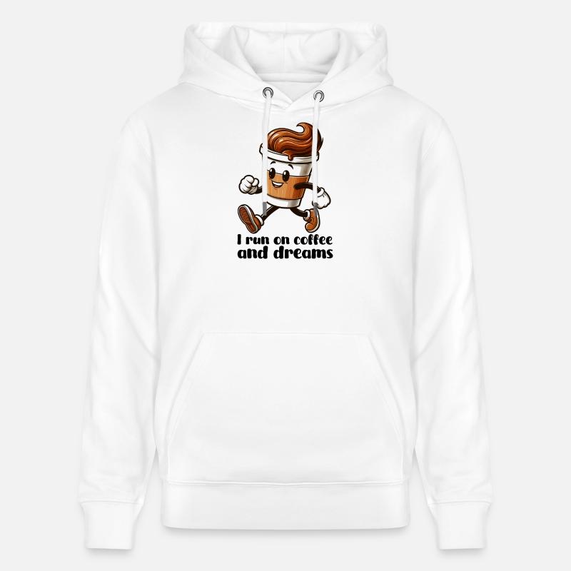 Cadeau Coffee Dreams - Sweat à capuche bio CRUISER Stanley/Stella Unisexe - blanc