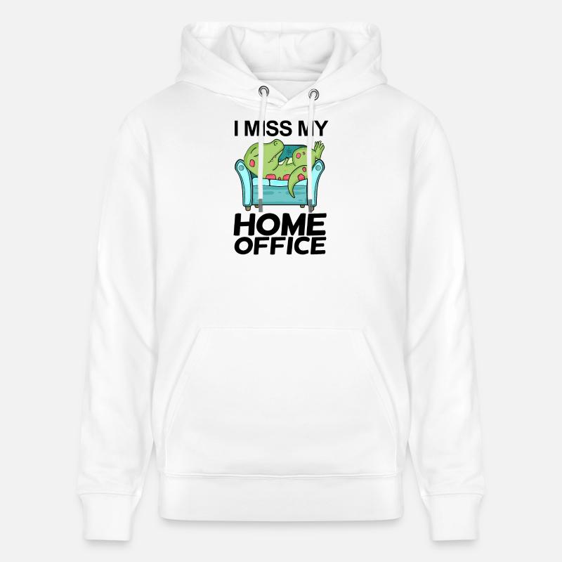 Bureau à domicile - Sweat à capuche bio CRUISER Stanley/Stella Unisexe - blanc