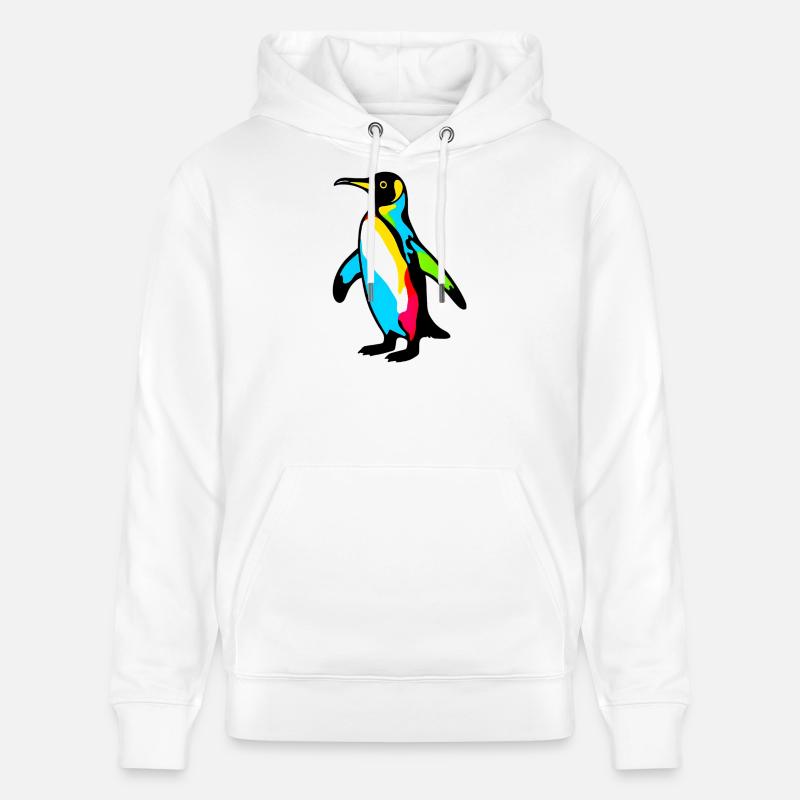 Pingouin - Sweat à capuche bio CRUISER Stanley/Stella Unisexe - blanc
