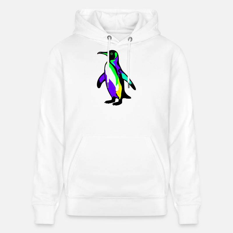 Pinguin - Stanley/Stella Unisex Bio-Hoodie CRUISER  - Weiß